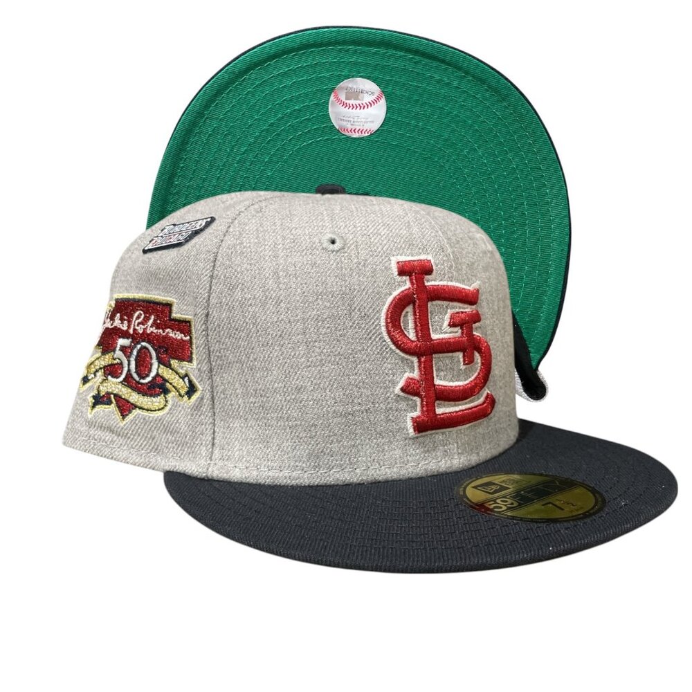 New Era St. Louis Cardinals 59FIFTY Fitted Hat Jackie Robinson 50th Anniversary